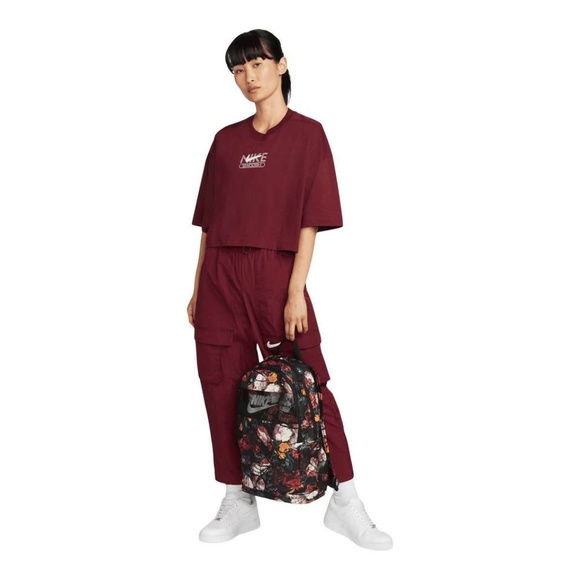 BRAND NEW unisex nike Nike elemental floral print breathable mesh backpack (21L) - Picture 2 of 10